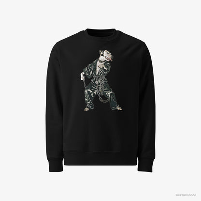 Dalmatian in a Bassline Frenzy Black Sweatshirt