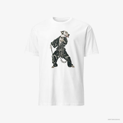 Dalmatian in a Bassline Frenzy White T-Shirt