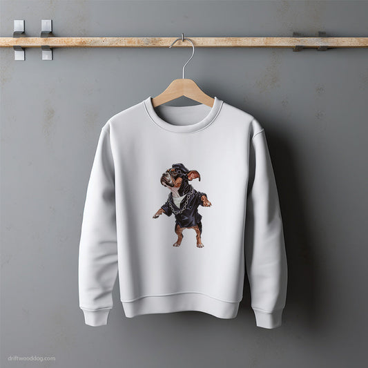 French Bulldog Vibes in Chains Sweatshirt – Unisex Sweatshirt for Dog Lovers