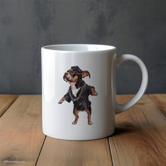 French Bulldog Vibes in Chains Mug – Unique Dog Cups | Dog-Themed Mugs