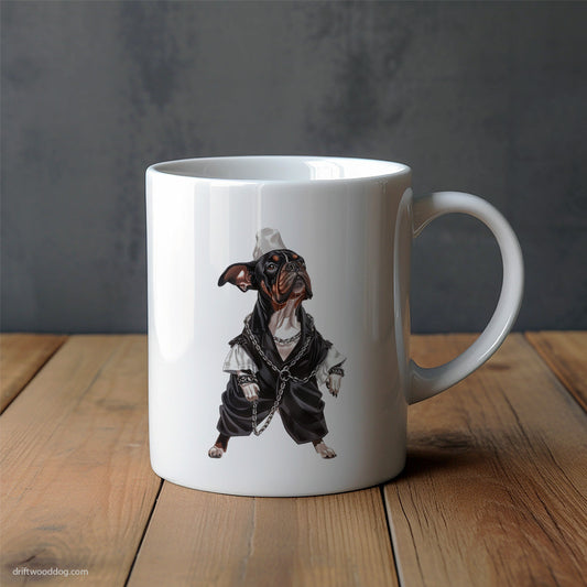 French Bulldog Grooving to the Beat Mug – Unique Dog Cups | Dog-Themed Mugs