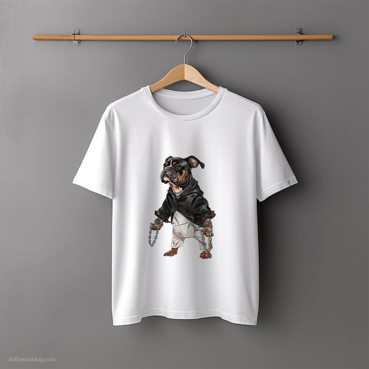 French Bulldog Raving in the Dark T-Shirt – Unisex Tee for Dog Lovers