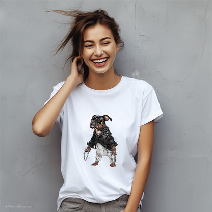 French Bulldog Raving in the Dark T-Shirt – Custom Dog T-Shirts for Women