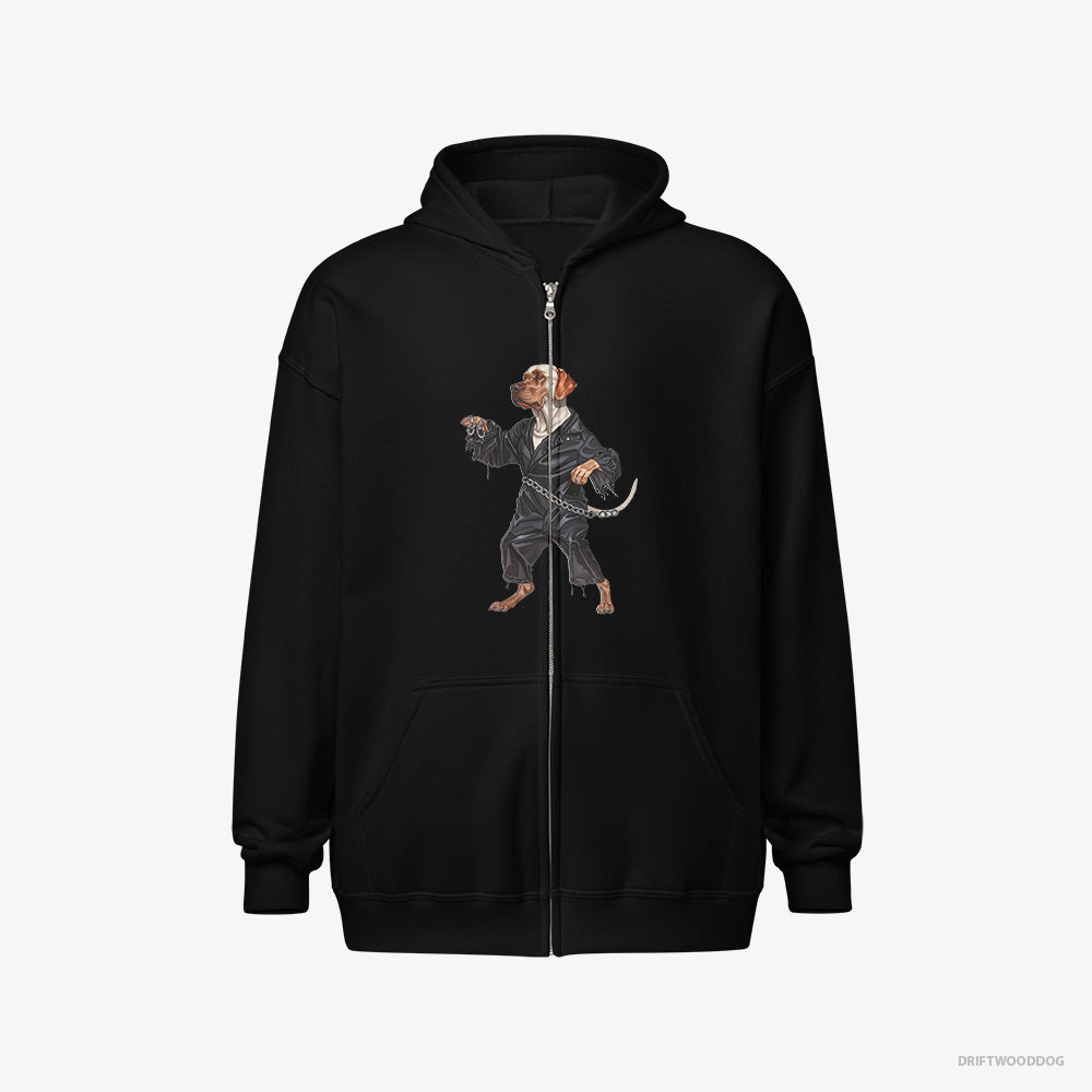 Labrador Retriever Raving to the Beat Full-Zip Hoodie