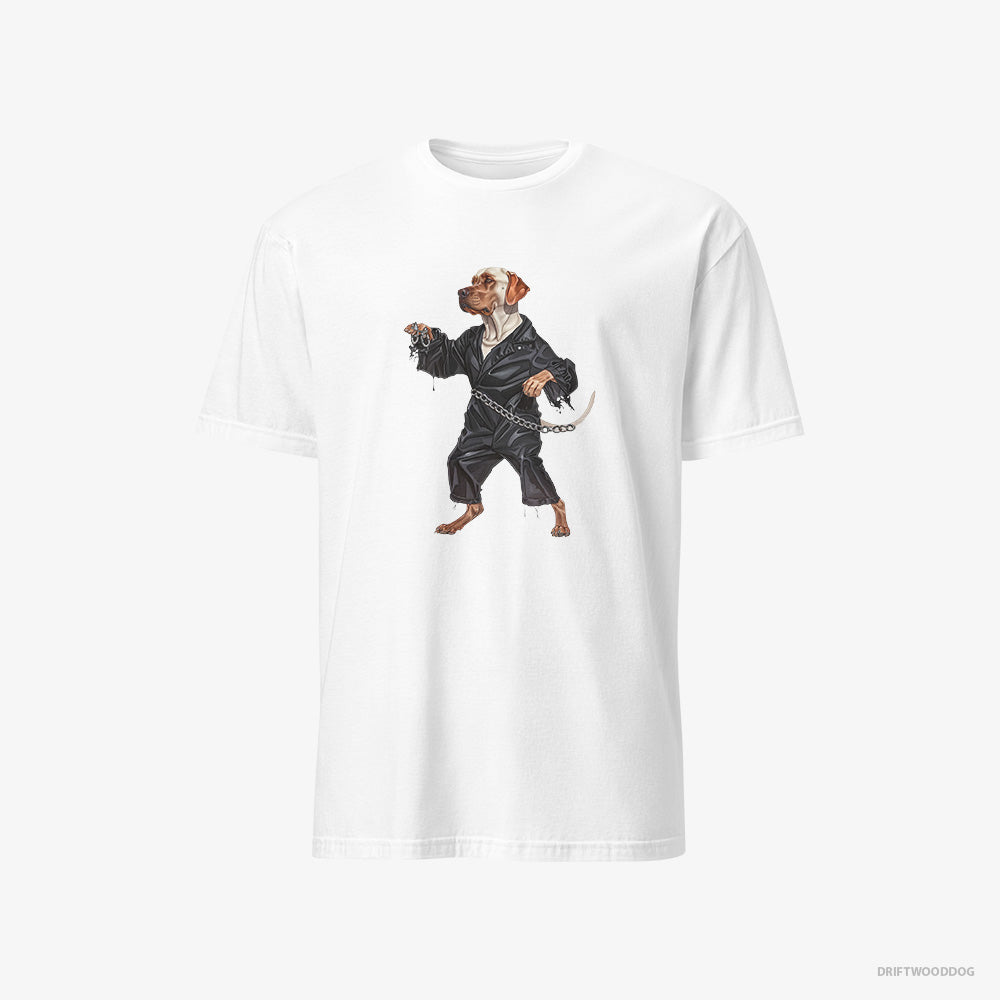 Labrador Retriever Raving to the Beat – Men's T-Shirt White – Classic