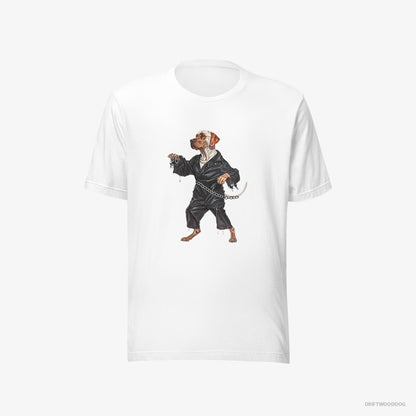 Labrador Retriever Raving to the Beat White T-Shirt