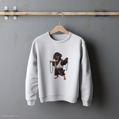 Pug Spinning in Chains Sweatshirt – Unisex Sweatshirt for Dog Lovers