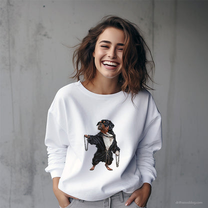 Pug Grooving in the Dark Sweatshirt – Custom Dog Sweatshirt for Women