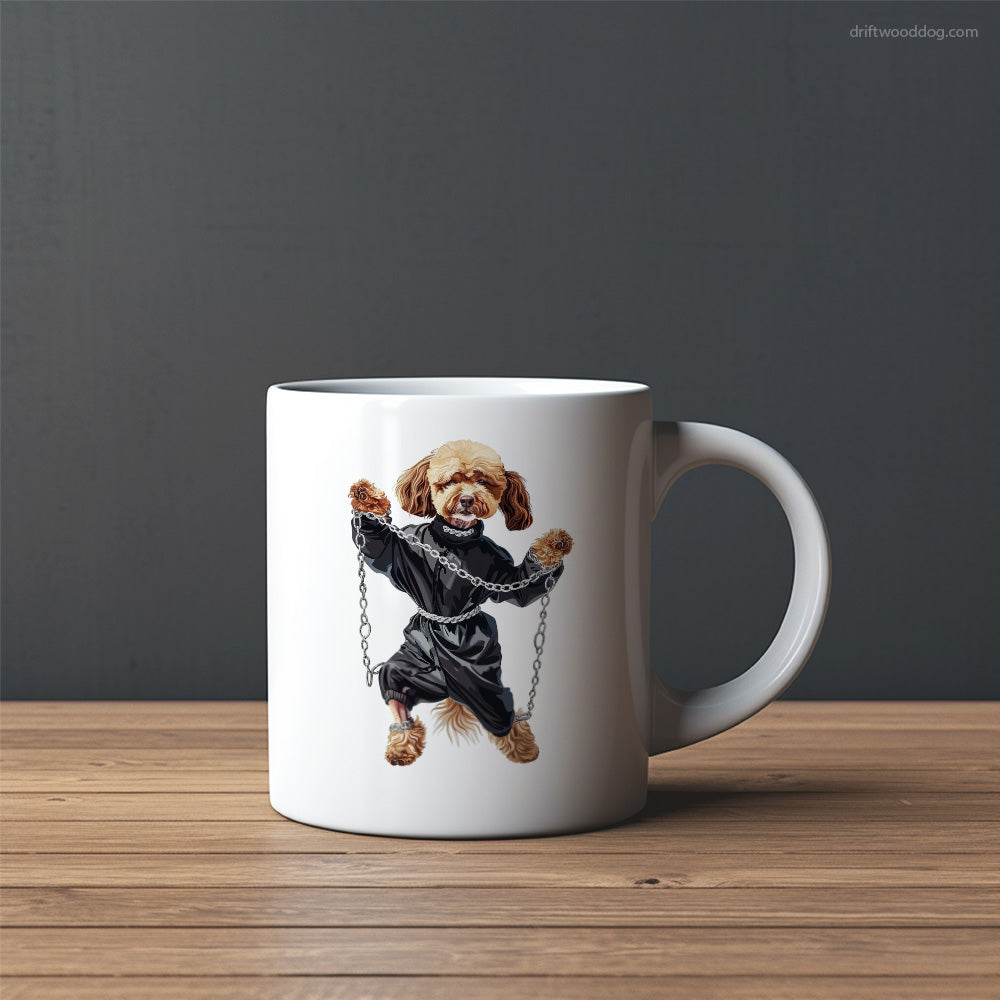 Poodle Raving to Techno Mug – Custom Dog Mugs | Personalized Pet Mugs