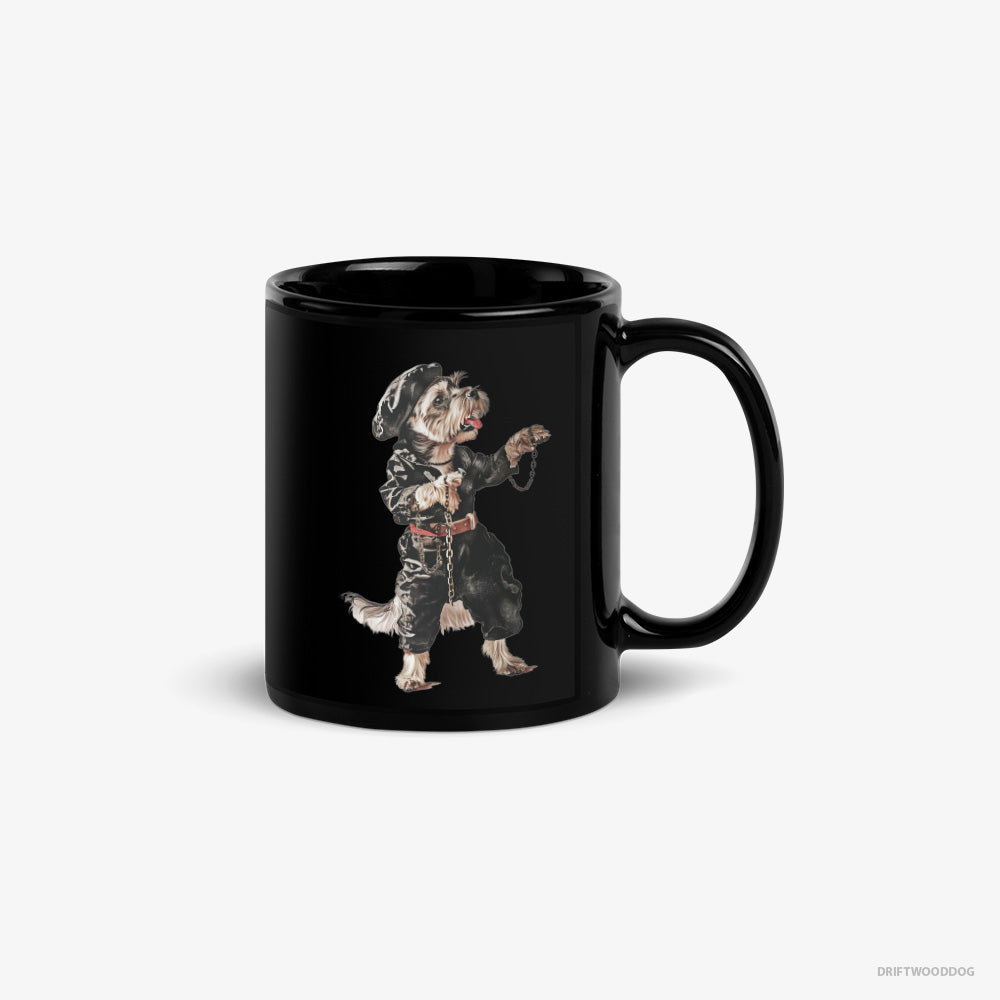 Yorkshire Terrier Raving in Black – Mug Black – Classic