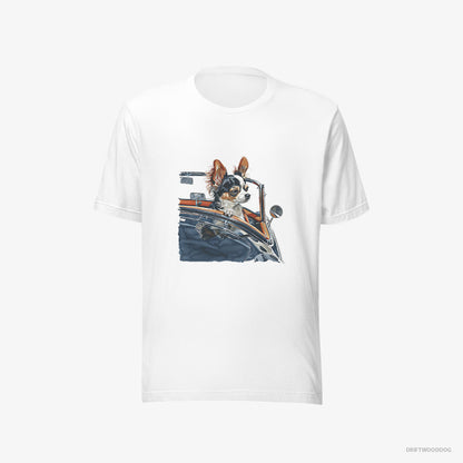 Chihuahua Enjoying a Convertible Ride White T-Shirt