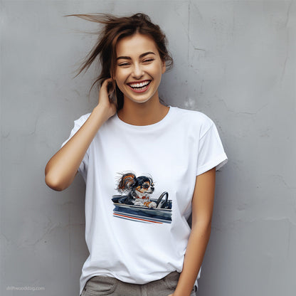 Chihuahua in a Classic Muscle Car T-Shirt – Custom Dog T-Shirts for Women