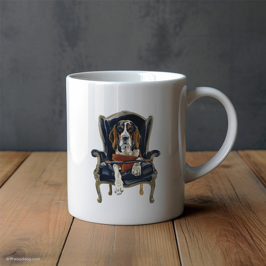 Beagle Relaxing in a Soft Chair Mug – Unique Dog Cups | Dog-Themed Mugs