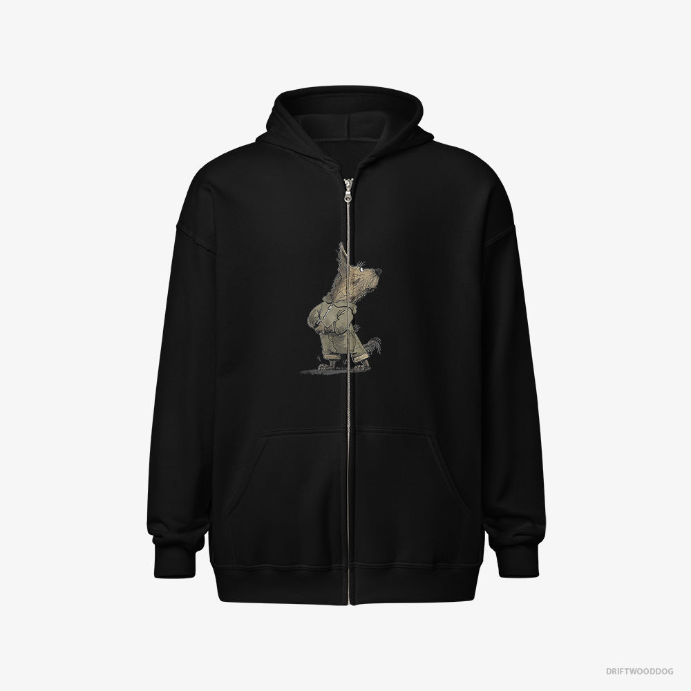 Yorkshire Terrier Hitting the Gym Full-Zip Hoodie