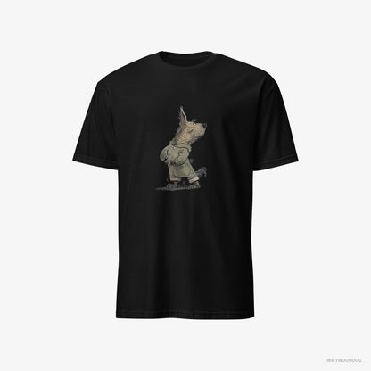 Yorkshire Terrier Hitting the Gym Black T-Shirt