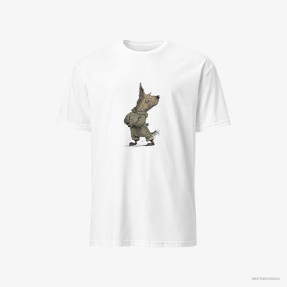 Yorkshire Terrier Hitting the Gym White T-Shirt