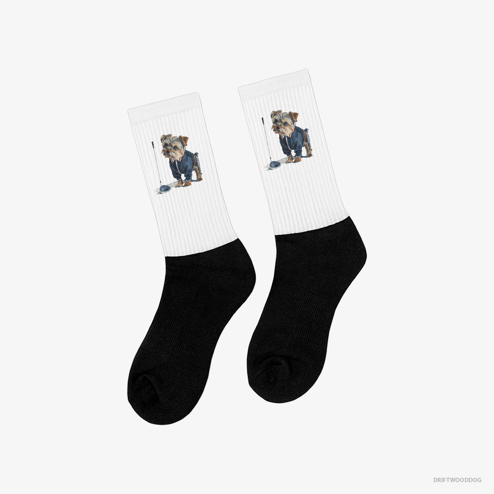 Yorkshire Terrier in the Golf Zone Classic Socks