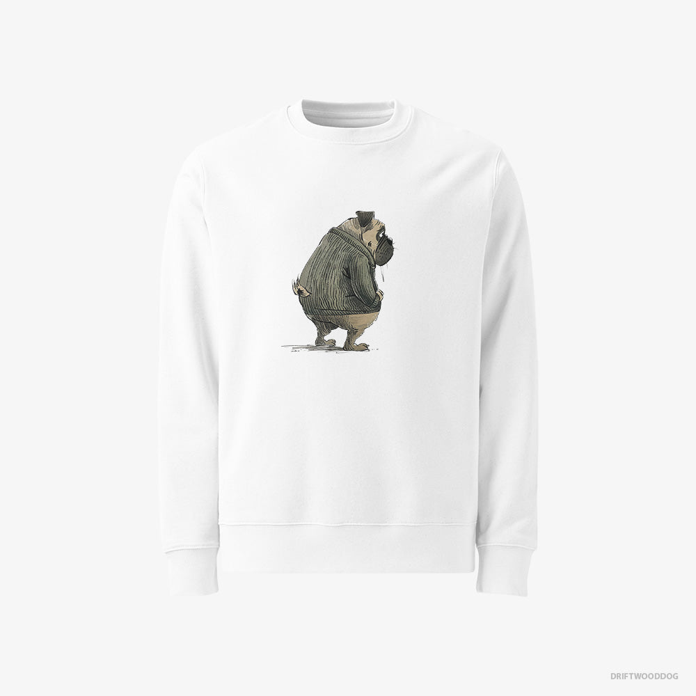 Pug Being Sad Classic Sweatshirt