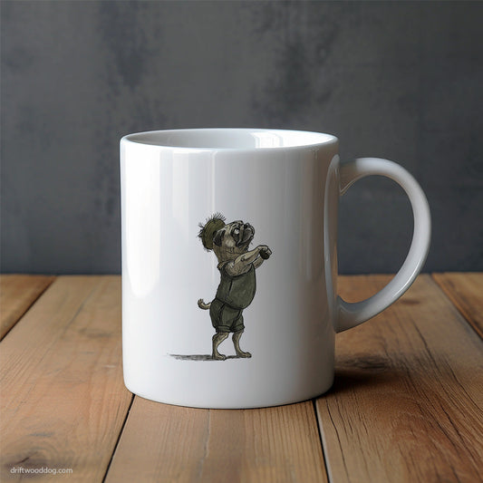 Pug Ready for Heavy Lifts Mug – Unique Dog Cups | Dog-Themed Mugs