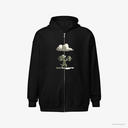 Poodle Powerlifting Champion Black Hoodie