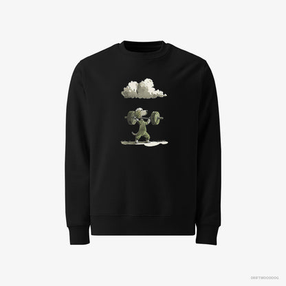 Poodle Powerlifting Champion Black Sweatshirt