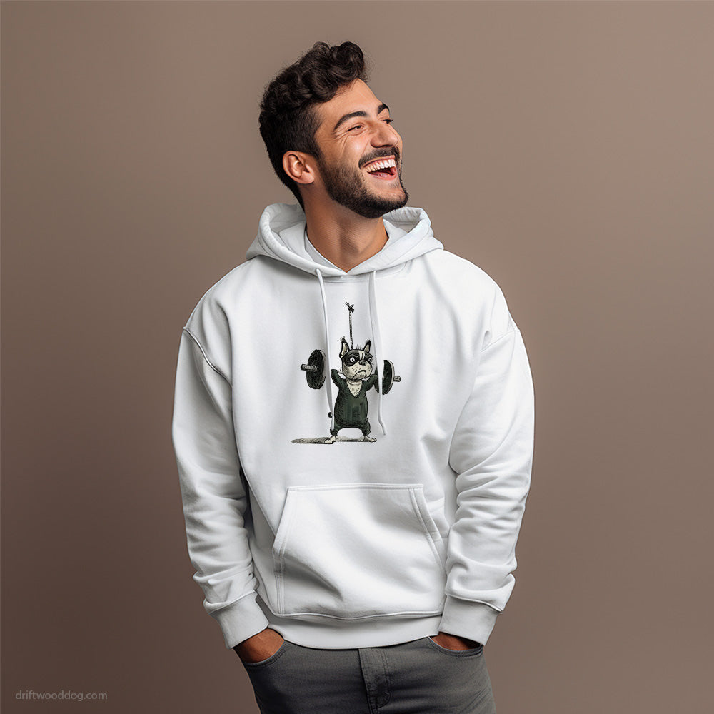 French Bulldog Powerlifting for Glory Hoodie – Dog Hoodies for Men