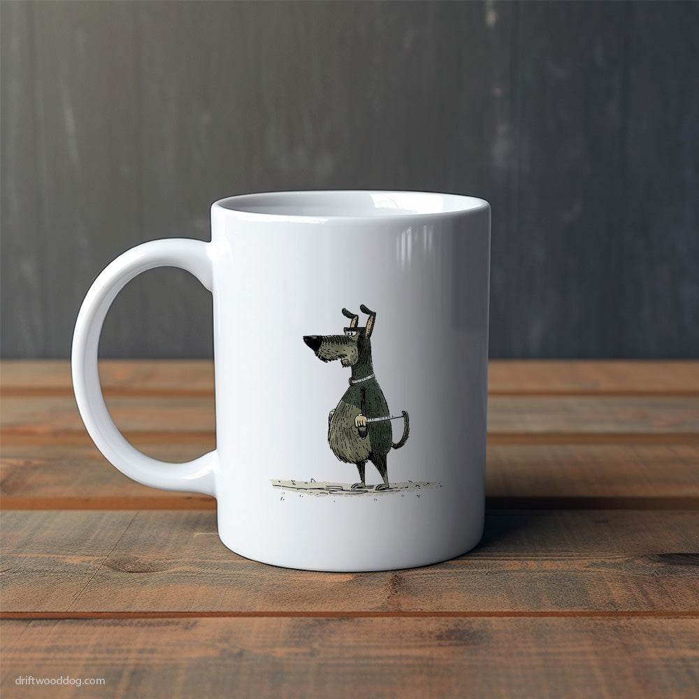 Cute Dobermann Being Angry Mug – Cute Dog-Themed Mugs | Perfect Gifts for Dog Lovers