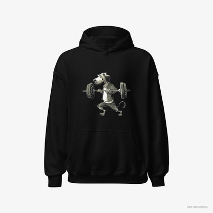 Dalmatian Training for Heavy Lifts Black Hoodie