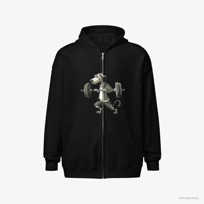 Dalmatian Training for Heavy Lifts Black Hoodie