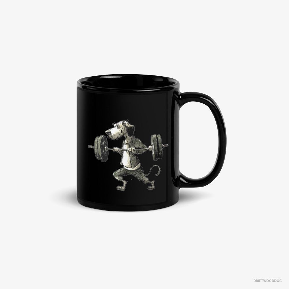 Dalmatian Training for Heavy Lifts – Mug Black – Classic