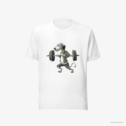 Dalmatian Training for Heavy Lifts White T-Shirt