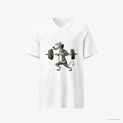 Dalmatian Training for Heavy Lifts White T-Shirt