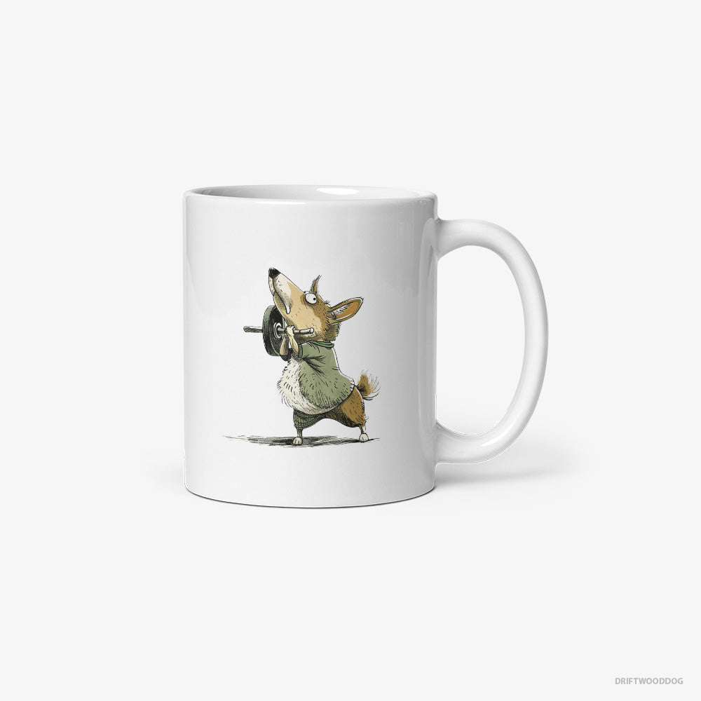 Corgi Smashing the Gym Classic Mug