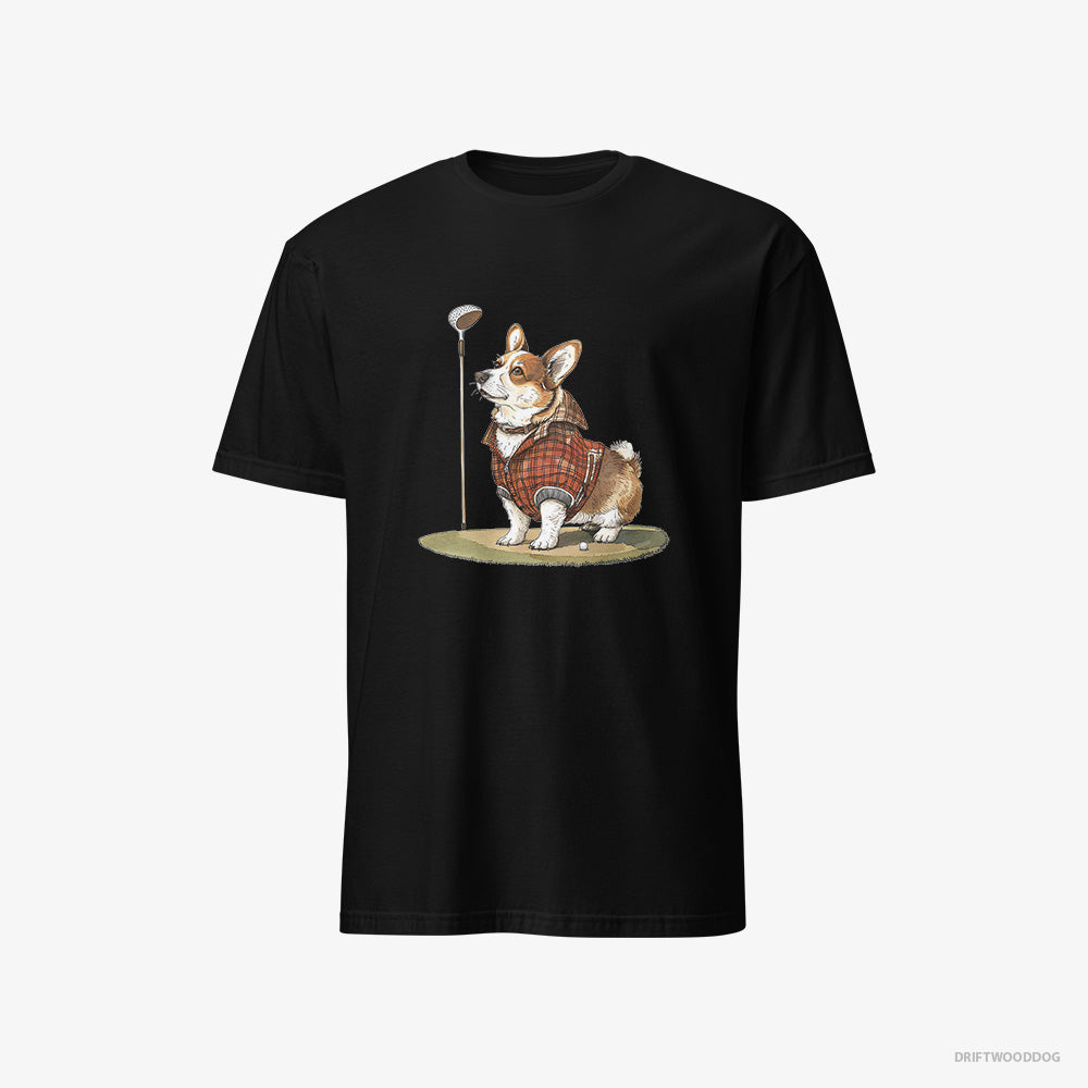 Corgi Focused on the Golf Game Classic T-Shirt