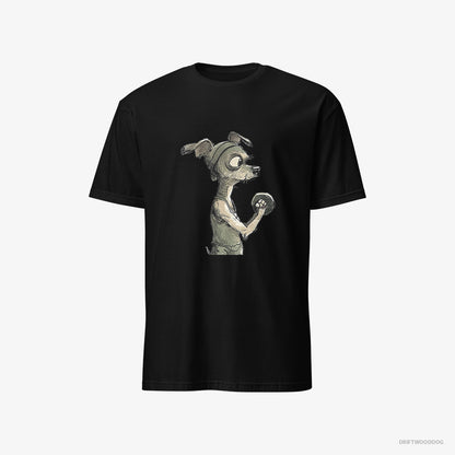 Chihuahua Ready to Rule the Gym Black T-Shirt