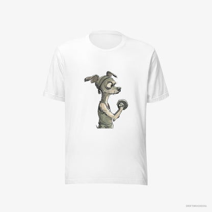 Chihuahua Ready to Rule the Gym White T-Shirt