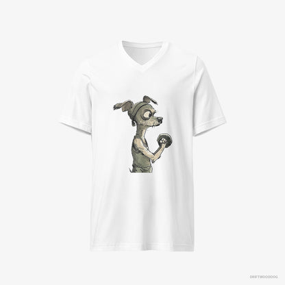 Chihuahua Ready to Rule the Gym White T-Shirt