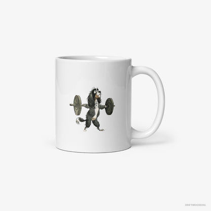 Cavalier King Charles Spaniel Unleashing Lifting Power White Mug