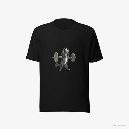 Cavalier King Charles Spaniel Unleashing Lifting Power Black T-Shirt