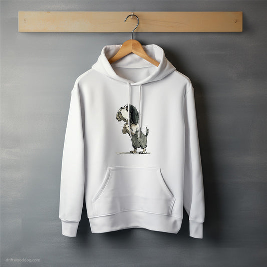 Funny Cavalier King Charles Spaniel Begging Hoodie – Unisex Hoodie for Dog Lovers