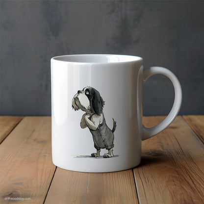 Funny Cavalier King Charles Spaniel Begging Mug – Unique Dog Cups | Dog-Themed Mugs