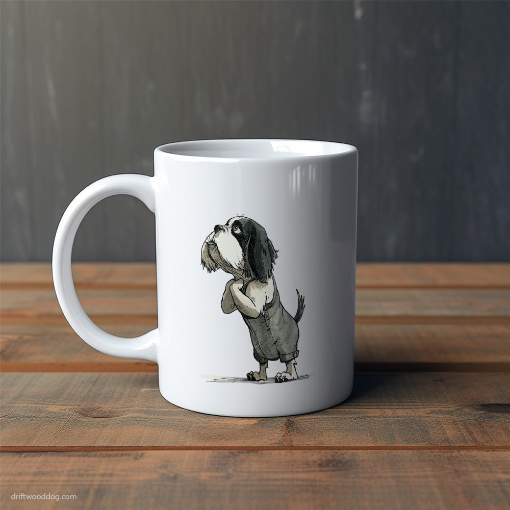 Funny Cavalier King Charles Spaniel Begging Mug – Cute Dog-Themed Mugs | Perfect Gifts for Dog Lovers