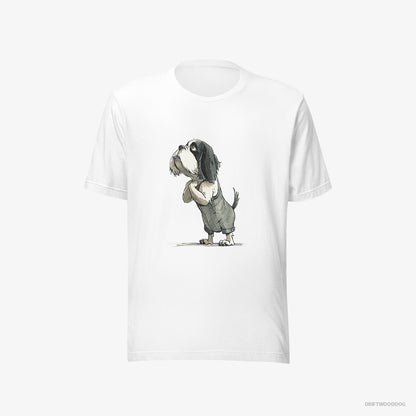 Cavalier King Charles Spaniel Begging White T-Shirt