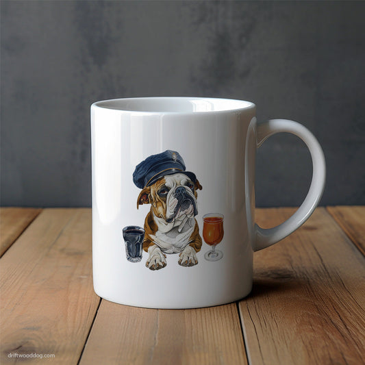 Bulldog Cocktails Time Mug – Unique Dog Cups | Dog-Themed Mugs