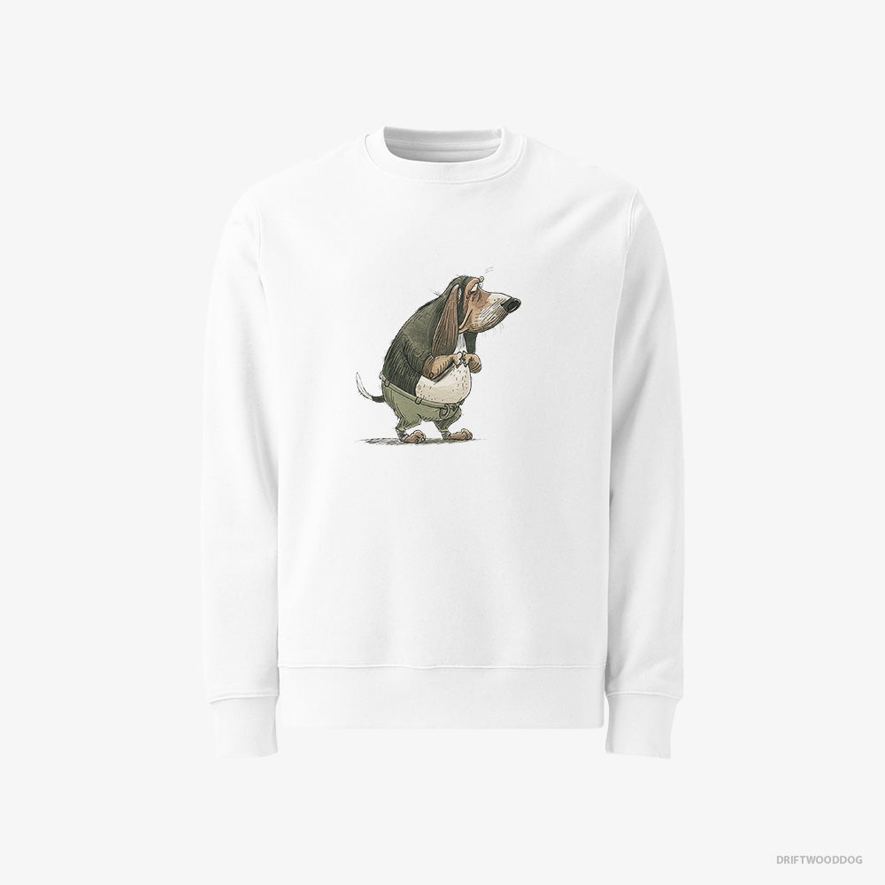 Basset Hound Being Upset Classic Sweatshirt