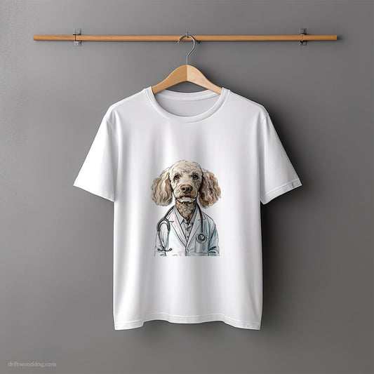 Poodle Acting as a Doctor T-Shirt – Unisex Tee for Dog Lovers