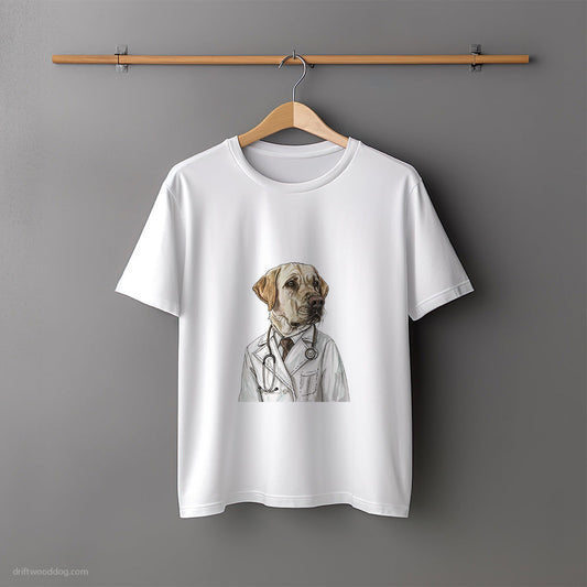 Labrador Retriever Treating Patients T-Shirt – Unisex Tee for Dog Lovers