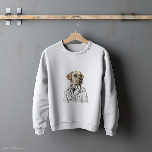 Labrador Retriever Treating Patients Sweatshirt – Unisex Sweatshirt for Dog Lovers