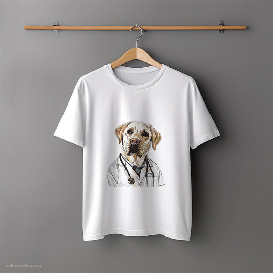 Labrador Retriever in Medical Mode T-Shirt – Unisex Tee for Dog Lovers