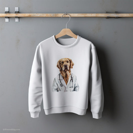 Golden Retriever Fixing Boo-Boos Sweatshirt – Unisex Sweatshirt for Dog Lovers